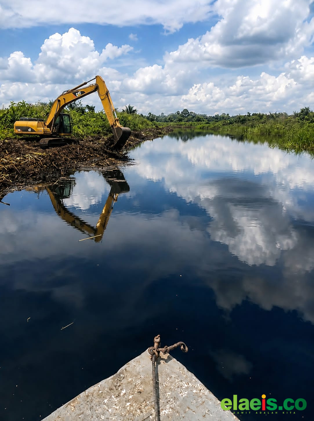 PTPN IV PalmCo Bantu Atasi Persoalan Banjir Empat Desa di Siak - Persoalan banjir yang menghantui ribuan masyarakat empat desa di Kecamatan Dayun, Kabupaten Siak, Riau, perlahan mulai terselesaikan setelah PTPN IV PalmCo berkolaborasi bersama dengan Asosiasi Pemeri