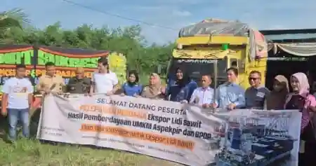 7 Koperasi Sapu Bersih Cuan dari Ekspor 28 Ton Lidi Sawit ke China