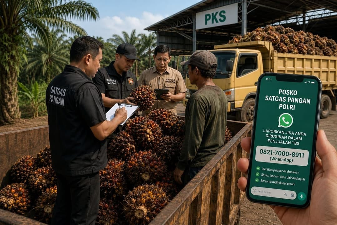 Harga TBS Sawit Dipantau Ketat, Petani Kini Bisa Lapor PKS Nakal via WhatsApp, Ini Nomornya... - Petani yang dirugikan kini bisa melaporkan PKS nakal langsung lewat WhatsApp.