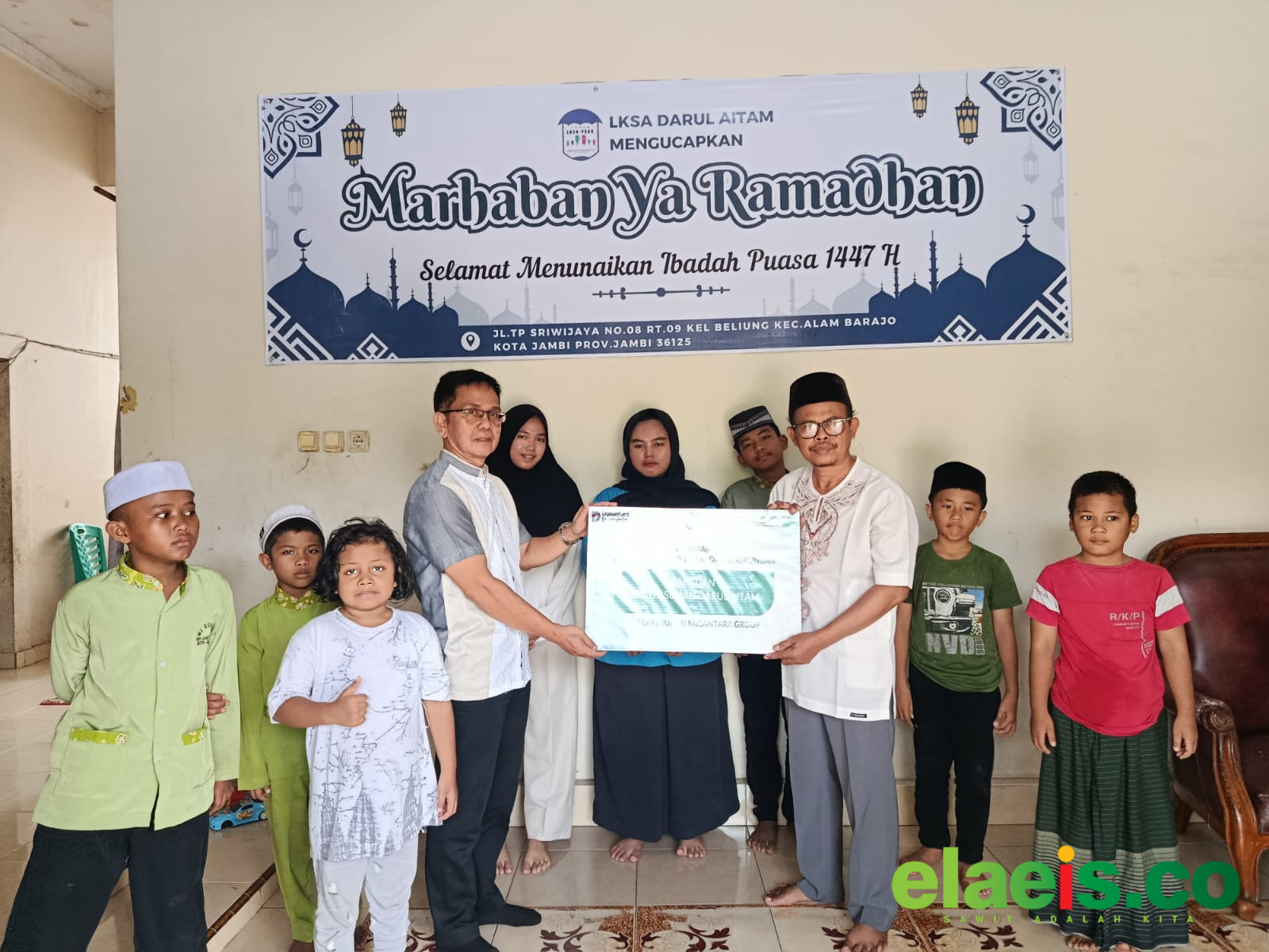 PTPN IV Regional IV Jambi Salurkan Bantuan Operasional untuk Panti Asuhan Darul Aitam