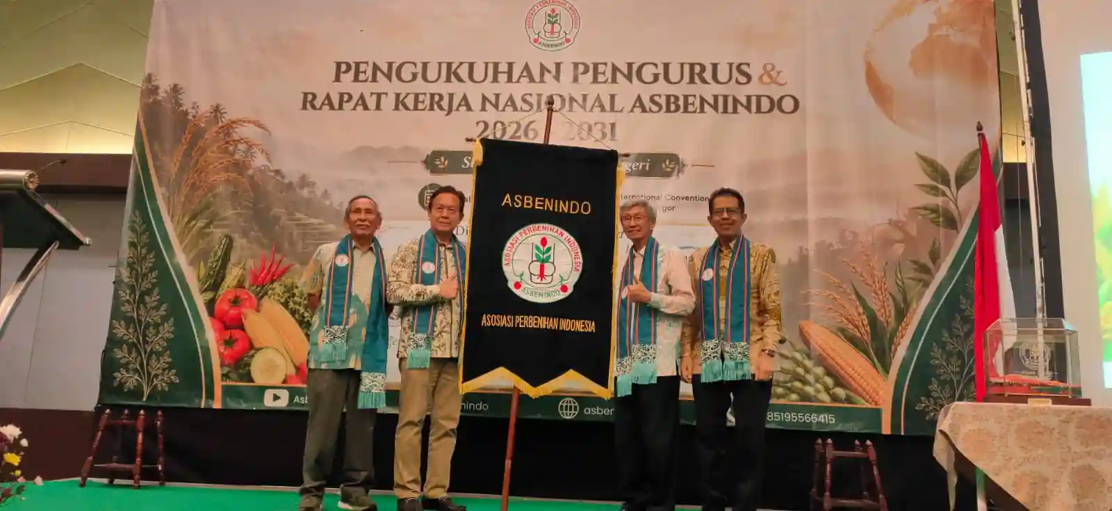 Pengurus Baru ASBENINDO 2026-2031 Dikukuhkan, Targetkan Kolaborasi Insan Perbenihan Dukung Swasembada Pangan