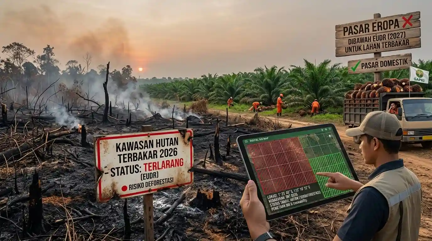 Efek EUDR, Sawit dari Lahan yang Terbakar 2026 Bisa Dilarang Masuk Pasar Eropa