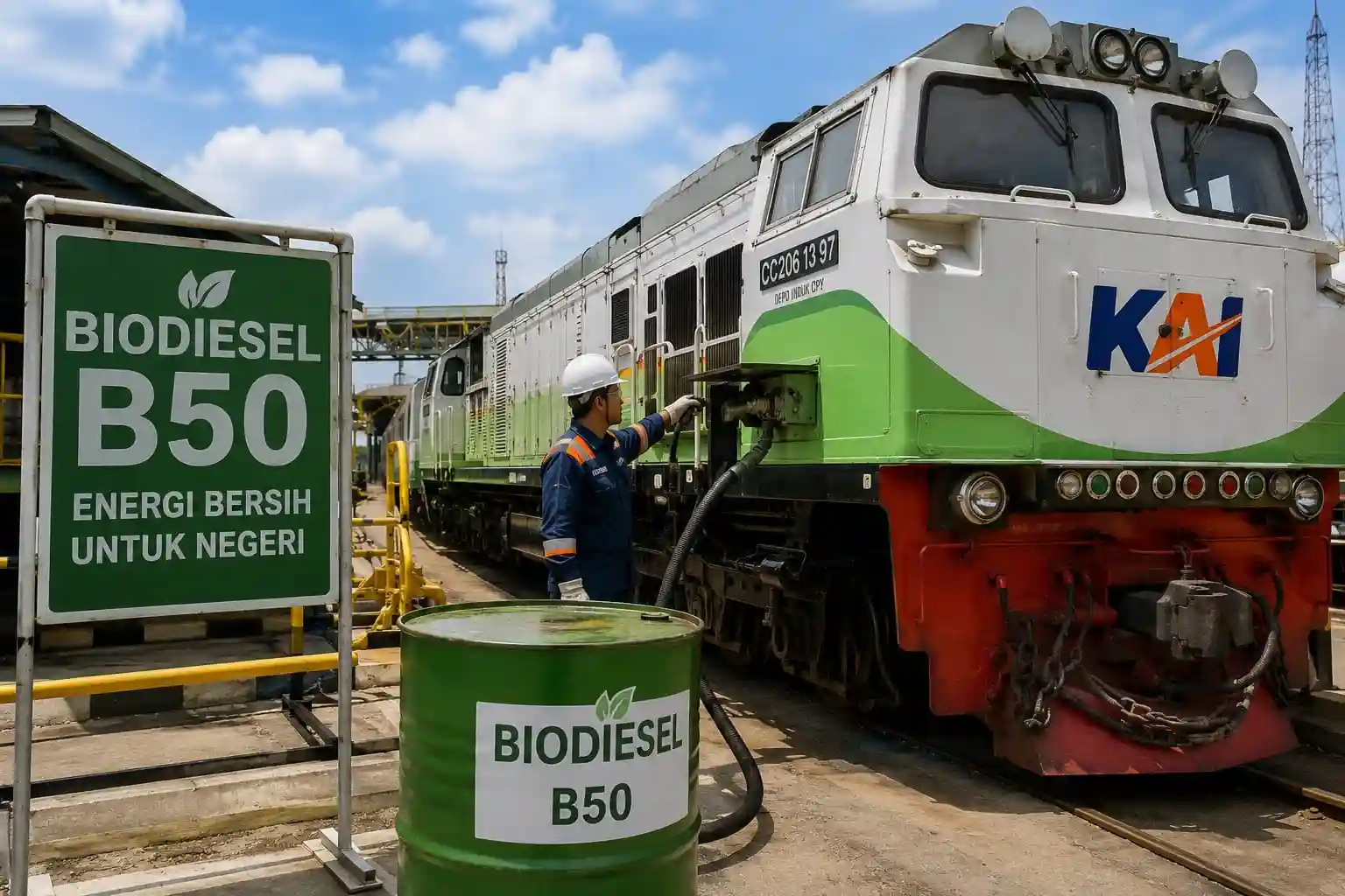 KAI Berhasil Terapkan B50, Pemerintah Geber Kajian B60