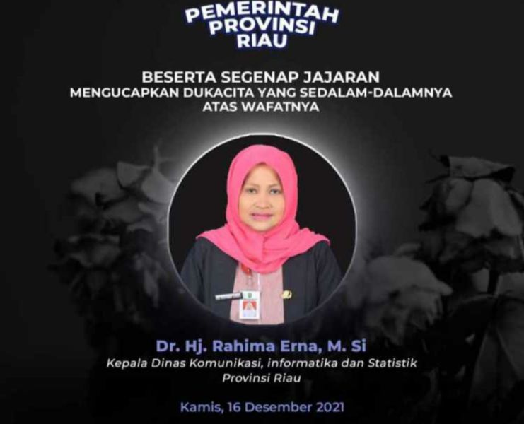 Positif Covid-19, Kadis Kominfotik Riau Meninggal Dunia