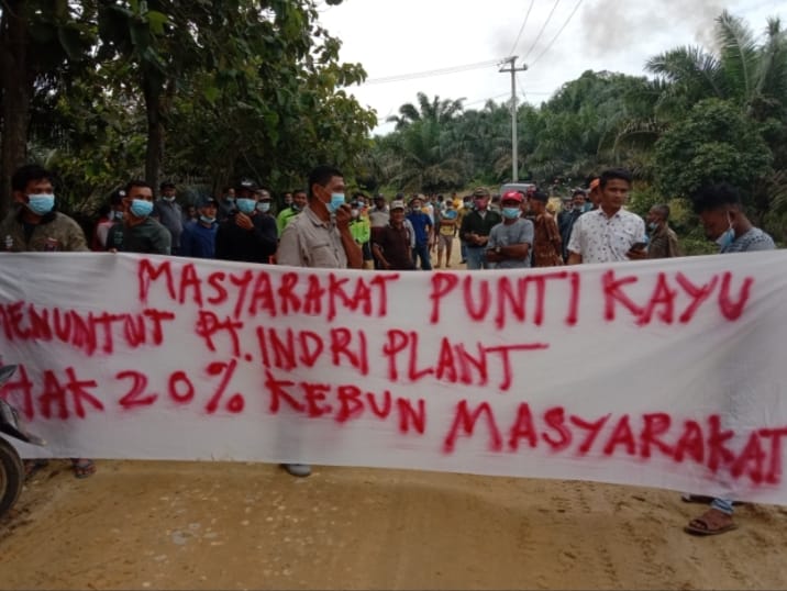 Tak Bangun Kebun Plasma, Perusahaan Sawit Digeruduk Warga
